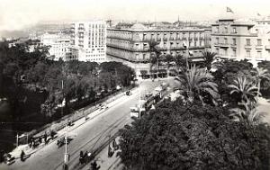 PA c- 004- Place d'Armes- trams et autobus